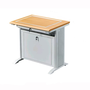 Fabrik Großhandel Modernes Design Anpassbare Büros chule Möbel Holz Computer Schreibtisch Computer Schreibtisch Schublade für Labor Klassen zimmer - Product Image 5