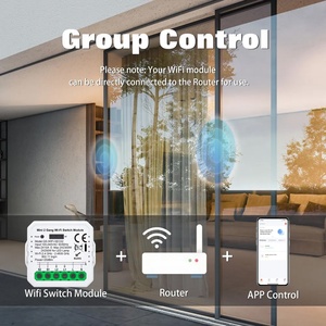 Tuya Mini WiFi Zigbee interruttore a tenda modulo relè 1CH per tapparelle tapparelle motori con funzione di controllo di gruppo - Product Image 4