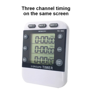 3 Gruppen stunden Digitaler Countdown-Timer Pomodoro Study Desk Timer Zeit management Produktivität Magnetische digitale Küchen timer - Product Image 3
