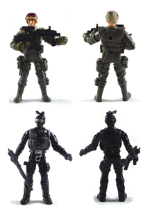6-in-1 S .w.a. t. ชุดทหารของเล่นสำหรับเด็ก3 + พร้อมปืนเหมาะสำหรับผู้บัญชาการทหารที่ต้องการ - Product Image 5