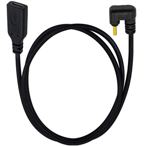480Mbps USB 2.0 Type C ชายกับหญิง 180 องศามุม U รูปร่าง USB C สายเคเบิลข้อมูล - Product Image 3