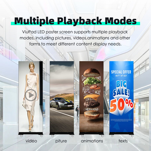 P2.5 có thể gập lại 3 lần LED-anzeige Poster truy cập phía trước GoB bảo vệ HD ruedas galvanizadas ba lần trong nhà LED hiển thị áp phích - Product Image 4