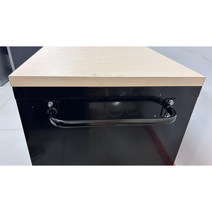 84英寸车库存储重型滚动工具箱柜带锁和木制台面 - Product Image 3