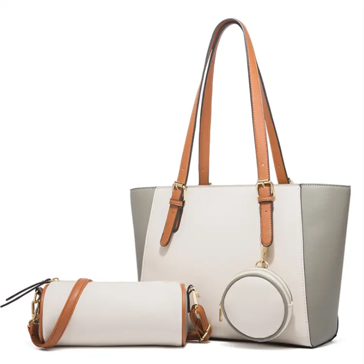 Три шт. в одном наборе, женская сумка, большая Вместительная женская сумка-тоут, сумка на плечо, модная трендовая новая женская сумка