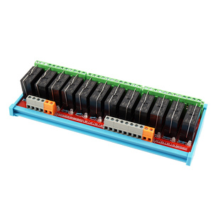 Oshangming 12 <strong>Input</strong> 12 <strong>Relay</strong> <strong>Output</strong> 8A <strong>Relay</strong> 2NO 2NC 12 IO Board 12V/24V <strong>Relay</strong> Module for Light - Product Image 1