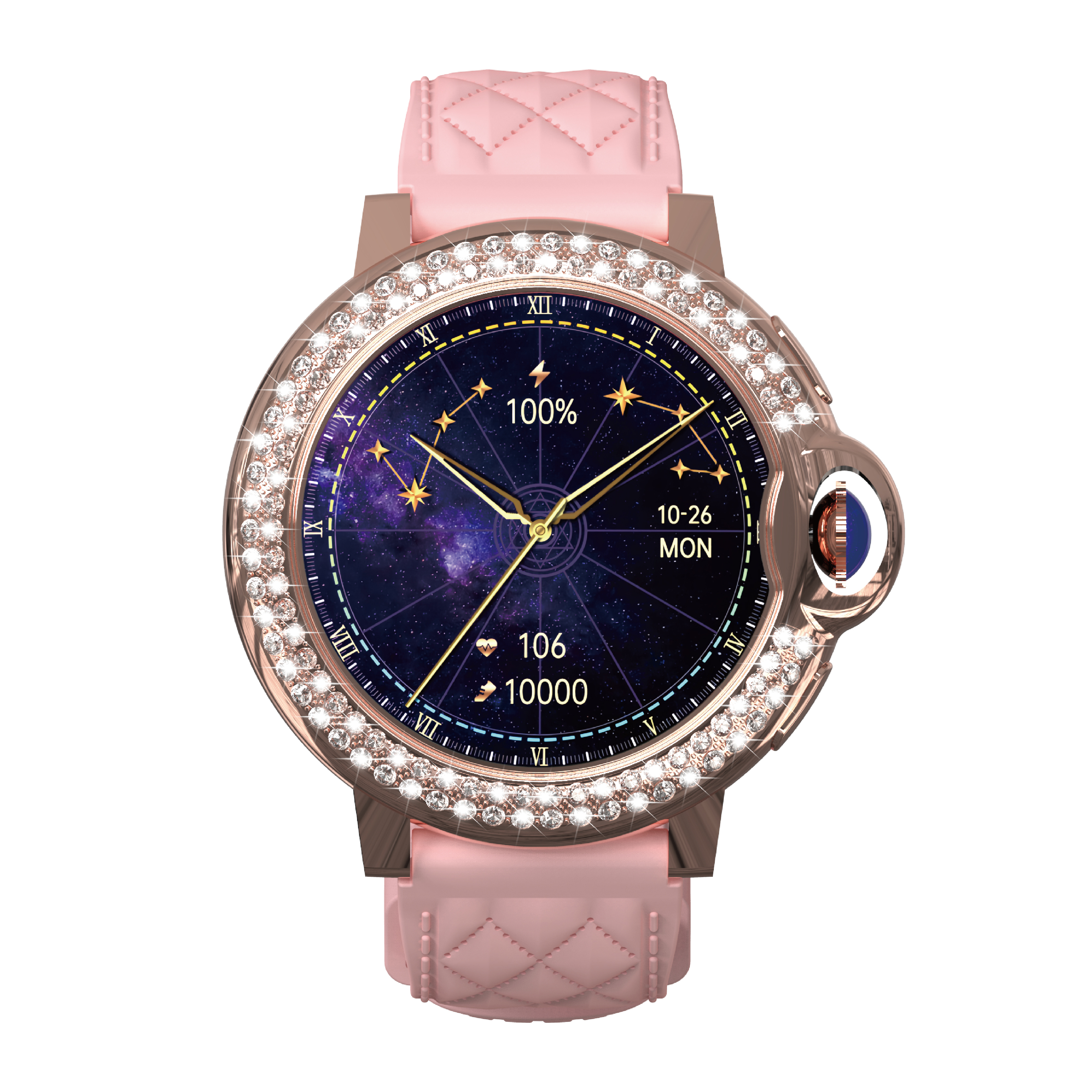 Or rose + bracelet rose