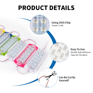 LED ışıkları 12V/24V Mini SMD LED modül lamba 4000K enjeksiyon uzaktan kumanda 5050 RGB yüksek güç LED modülleri - Product Image 6