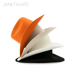 Linglong Mexico 100% 30x sombrero Americano cứng trước đúc Hải Ly lông cảm thấy mũ cao bồi cơ thể phong cách đồng bằng cho thời trang tự làm trên - Product Image 4