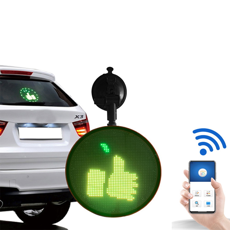 Car Led Screen Display Car Emoji 