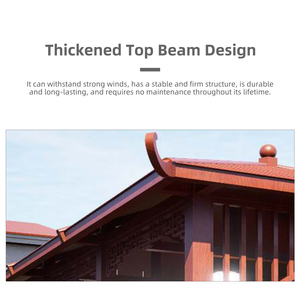 Nhà Máy Giá Tốt Nhất Cổ Điển Màu Sắc Hiện Đại Trung Quốc-Phong Cách Của Nhãn Hiệu Pavilion Cho Koi Pond Overlook - Product Image 2