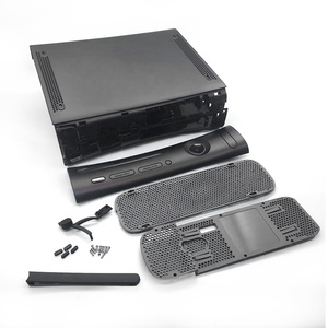 Xbox360ゲームコンソールアクセサリー用交換用ブラック/ホワイトケースカバー保護ハウジングシェル - Product Image 1
