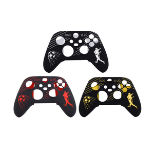 เคสแผ่นรองเกมสำหรับ Xbox Series S X จอยสติ๊กที่กำหนดเองเคสฝาปิดพิมพ์เลเซอร์กันลื่นทำจากซิลิโคน - Product Image 4