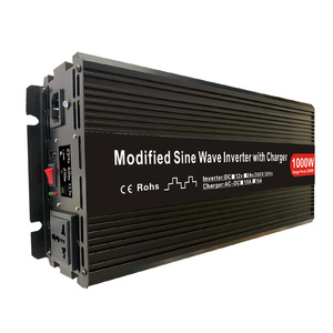 明宏离网1000瓦dc至交流电源逆变器，带电池充电器1kw 12v24v 10a 15a 20a 40a用于脉宽调制太阳能系统 - Product Image 2
