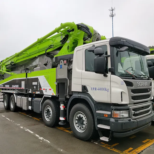 China Low Price Used Best Sale Scania 56 meter Zoomlion 6RZ Concrete Pump Trucks for Sale