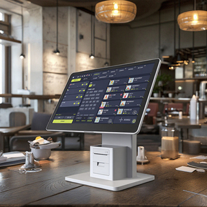 Jepower 15.6-Inch AHD All-In-One POS <strong>System</strong> for Restaurants Cost Effective Touch Screen <strong>Computer</strong> with 58mm Printer <strong>Android</strong> OS - Product Image 3