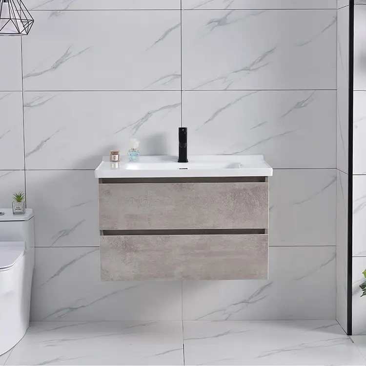 Banyo seramik bâtıla ile rekabetçi fiyat yüzer Vanity banyo dolapları ile havza banyo lavaboları lavabo