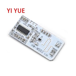 Sensore di movimento ad alte prestazioni HW-MS03 2.4GHz a 5.8GHz Radar a microonde corpo umano induzione PIR interruttore modulo per Arduino