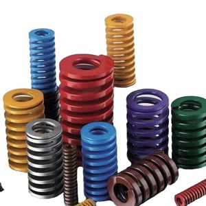 65MN Strong Rectangular Alloy Steel <strong>Coil</strong> Spring in Yellow Red Flat Green Blue Tea Brown Compressed by Domestic <strong>Mold</strong> - Product Image 1