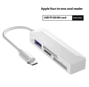 3.0 ad alta velocità USB All-In-One tipo-C Multi-funzione lettore di schede nuovo quattro In uno convertitore di interfaccia esterna per schede TF MS SD - Product Image 5