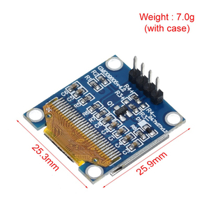 TZT Weiß Blau Farbe 0,96 Zoll 128 X64 OLED-Anzeige modul Gelb Blau OLED-Anzeige modul Für Arduino 0,96 IIC SPI Comm unicate - Product Image 2