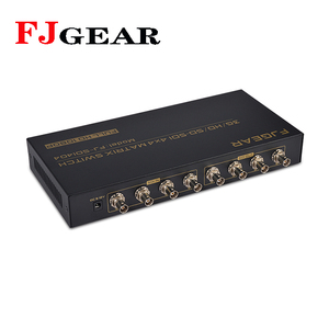 FJ-SDI404 Fjgear 4端口250兆赫矩阵切换器1080P高清3D风格电脑遥控金属Hdmi Sdi矩阵切换器12V - Product Image 4