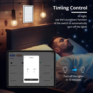 Zemismart Tuya Zigbeeライトスイッチ4ギャング4x2タッチウォールスイッチ中立的に必要なAlexa Google Home音声制御WiFiネットワーク - Product Image 6