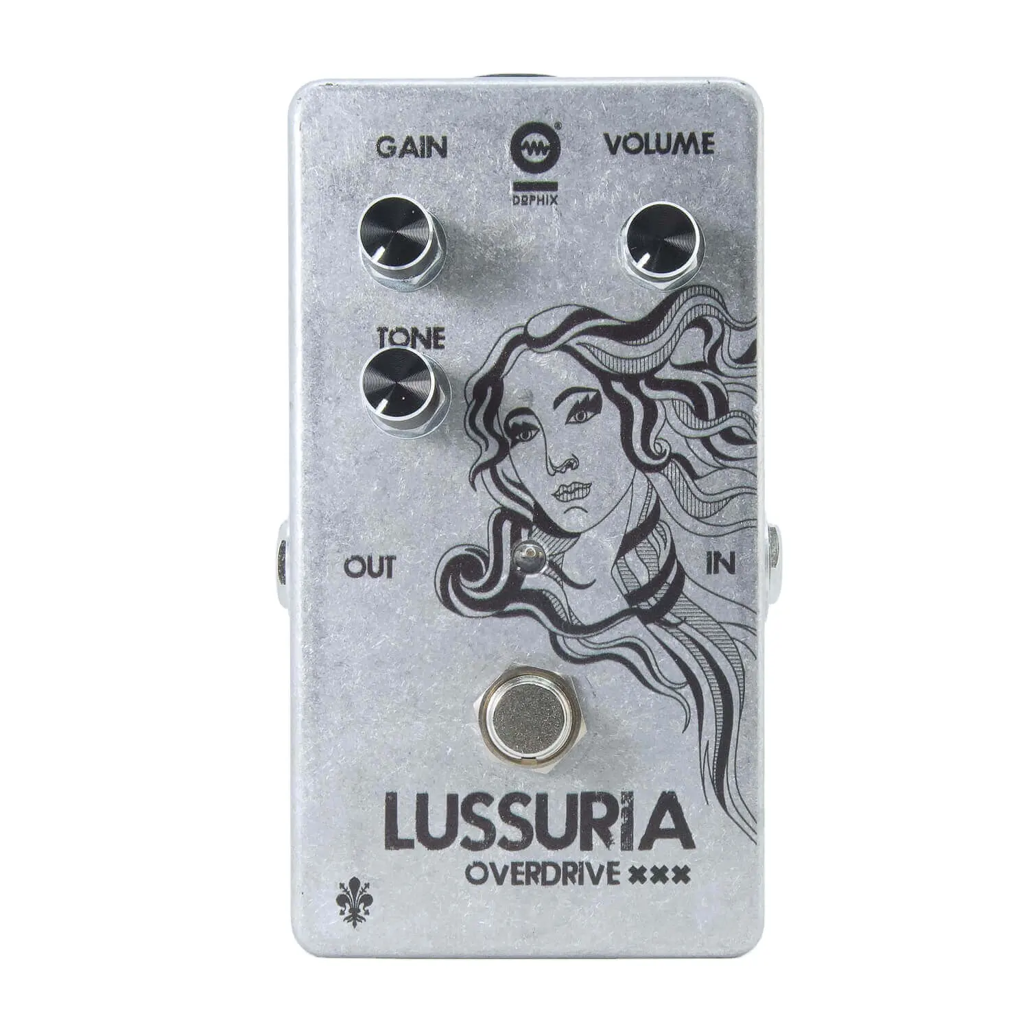 Acessórios para pedal de guitarra, acessórios feitos à mão para pedal de guitarra lussuria overdrive para violão esqueleto-feitos na itália de luxo pedais de fascão