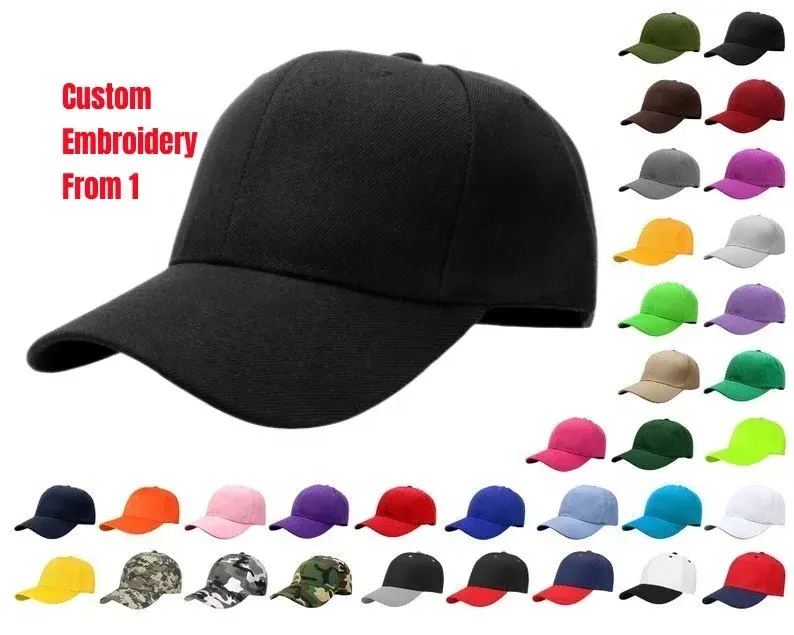 Novo Design Branco Match Green Cap Com Ilhós Baseball Cap Logotipo Bordado Frente E Side Hat Para Homens Sports Cap