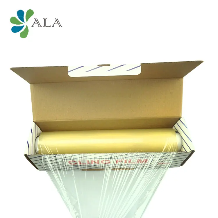 Envolvimento do alimento Pvc estiramento Cling Film Food Grade 9-15mic suporte OEM