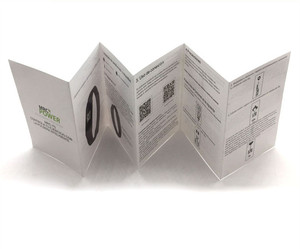 简明防水铜版纸定制小册子折叠小册子印刷 - Product Image 1