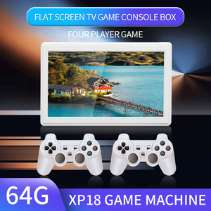 กล่องเกมทีวีจอแบนแบบ XP18สามารถเชื่อมต่อกับคอนโซลเกมผู้เล่นหลายคนแบบมือถือ3D พร้อมตัวควบคุมการเชื่อมต่อแบบไร้สายสองตัว - Product Image 3