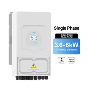 בית שימוש deye סולארי סולארי 220v 230v 6000w 5000va קלט 5kw 6kw 6kw 6kw חד שלב אחד היברידי עם 2 mpt