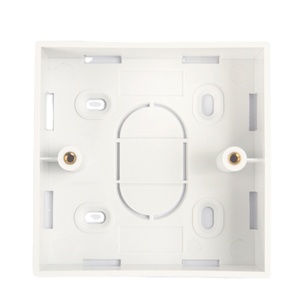 Indirim teklif bağlantı kutusu 86*86*32 İngiliz tarzı 3.5MM vida delikleri İngiliz tarzı 86 arka kutu soket Terminal kutusu - Product Image 1