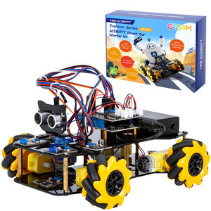 Acearduino ESP32 akıllı programlama kök oyuncak Robot 4WD araba robotik eğitim başlangıç kiti Arduino IDE için