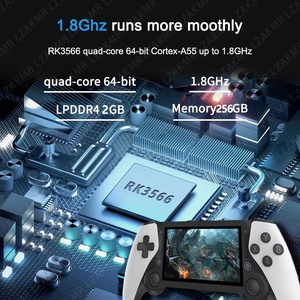 新しいM25レトロハンドヘルドLinuxシステムMp6プレーヤー4.3インチ80*272 Lcdスクリーンポータブルビデオゲームコンソール男性女性用3Dジョイスティック - Product Image 6