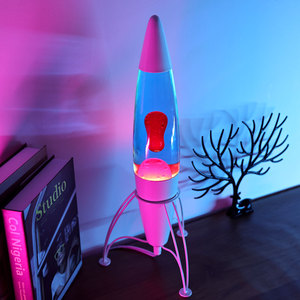 Hiện đại Dive các thư giãn mê hoặc màu sắc thay đổi tên lửa mới lạ nhựa chuyển động nổi đèn Dung Nham - Product Image 1