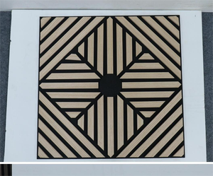 <span class=keywords><strong>DIY</strong></span> Anti-Schallab sorption MDF Diffusion Holzwand Lamellen decke Sound Proof Holz furnier Akustik platten Lager preis - Product Image 3