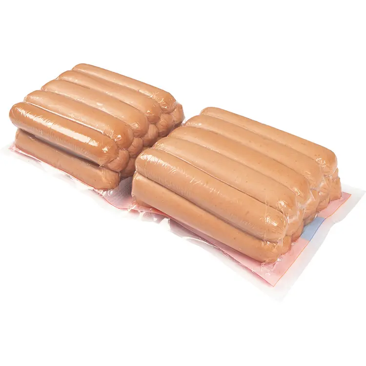 संरक्षित मांस के लिए चांग्शी फैक्ट्री 3 साइड सील प्री-कट फूड वैक्यूम पैकेजिंग बैग