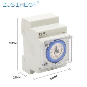 SUL181d Mechanischer Timer 24 Stunden Zeit schalt relais Elektrisch programmier barer Timer 24 Stunden Din Rail Timer Schalter - Product Image 2
