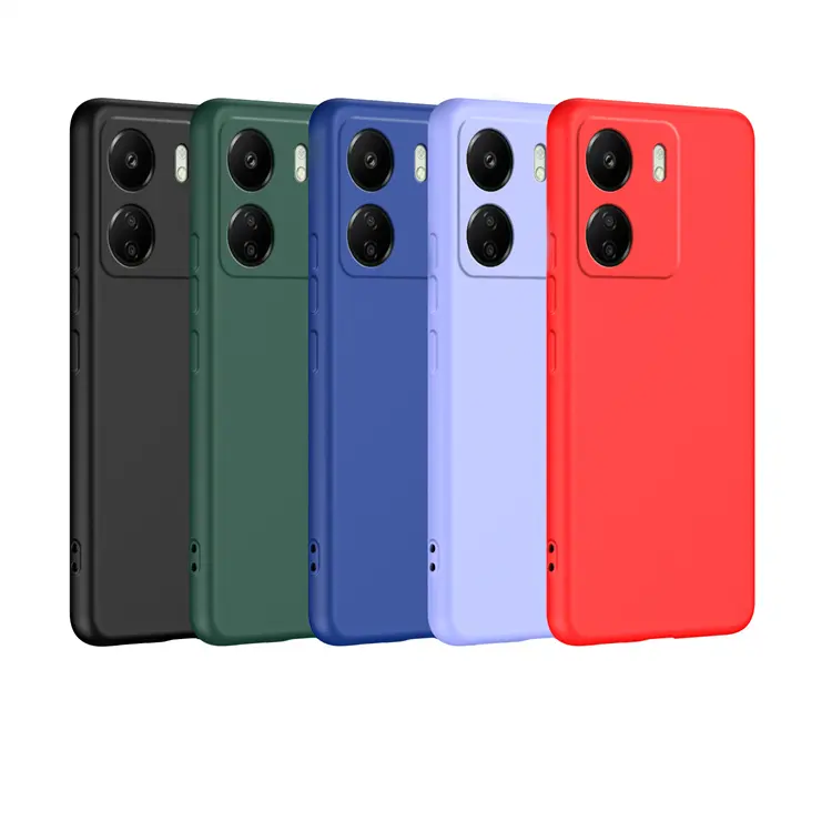 Cover per telefono cellulare per Xiaomi Redmi 13C/Redmi Note 11/Redmi A3 custodia in Silicone liquido morbido in TPU di qualità