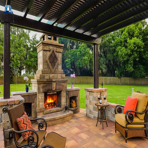 Luxury Weatherproof Aluminum <strong>Gazebo</strong> with Built-in Lighting &amp; Auto-Close Feature - Perfect for Relaxation &amp; Entertainment - Product Image 2