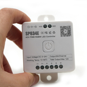 SP634E 4CH PWM RGBW светодиодный контроллер DC 5-24V 12A полоска света RF 2,4G сенсорный пульт дистанционного управления/Панель Умный синий зуб музыкальный диммер - Product Image 2
