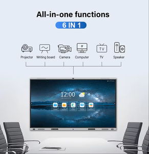 Jometech 75 inch 4K siêu HD cảm ứng thông minh bảng tương tác đa người dùng hợp tác với hệ thống Android tích hợp cho hội nghị - Product Image 5