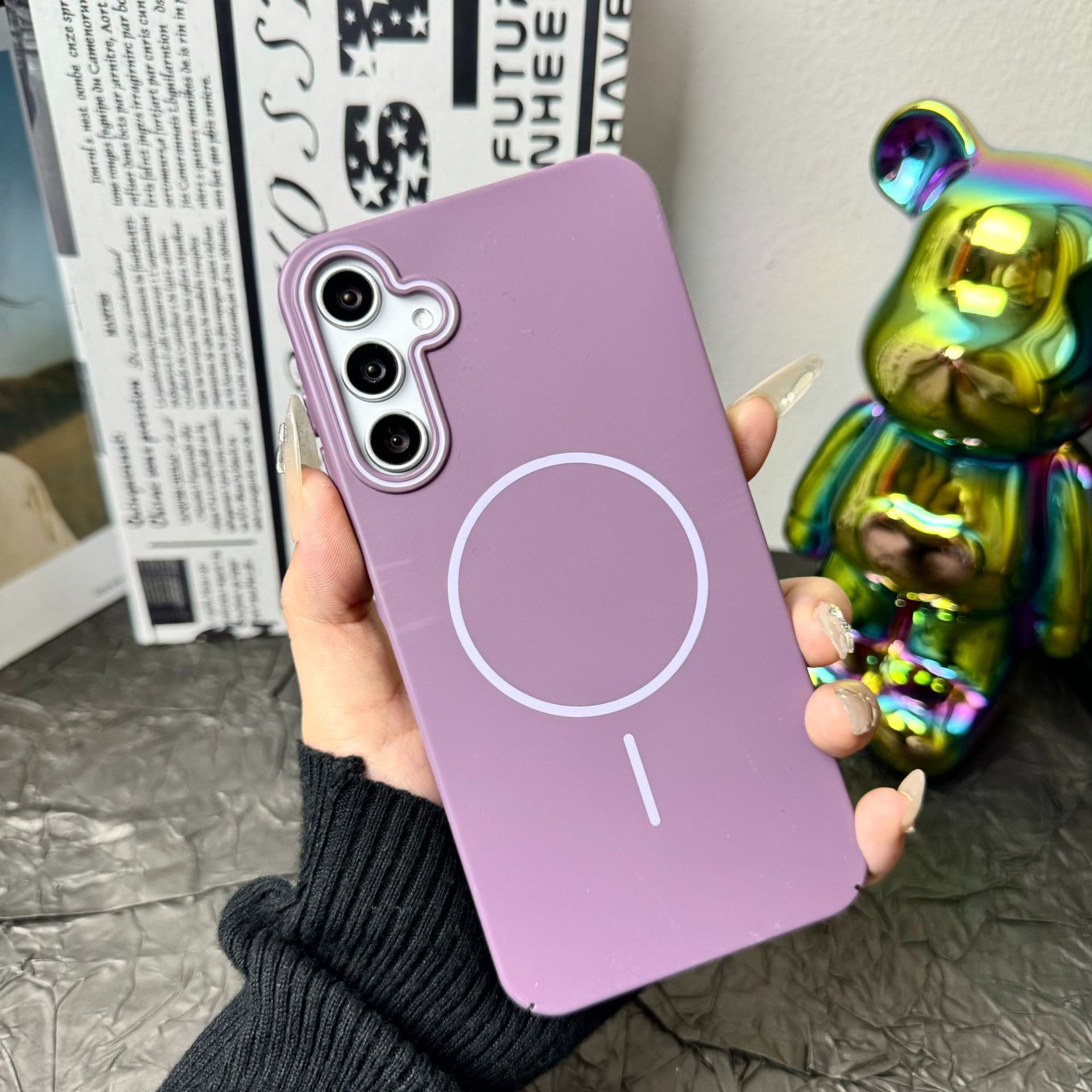 GQ369-Violet coucher de soleil