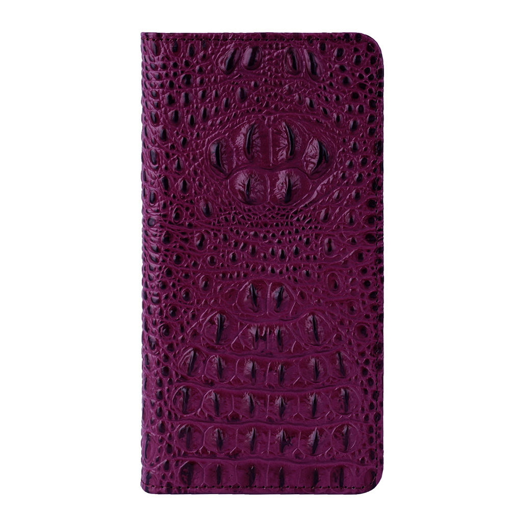 Genuine crocodile leather - red