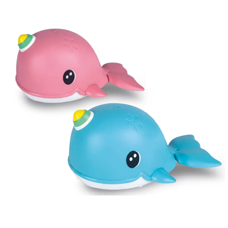QS di alta qualità del bambino di balneazione compagno di giochi a vento giocattoli di interazione di pesce per bambini vasca da bagno giocattoli animali balena per il bambino