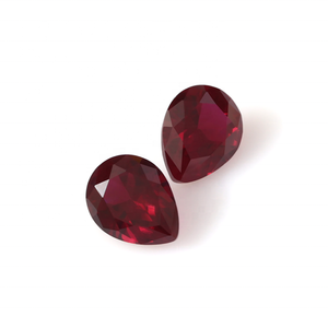 Vendita calda 7*9 millimetri di ruby 8 # pear cut rubino sintetico di colore di pietra rubino corindone pietra allentati della pietra preziosa - Product Image 6