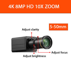 4K USB Webcam 8MP Ultra HD Ngành Công Nghiệp Máy Ảnh 10X Zoom 5-50Mm 30Fpscoms imx317 USB Cắm Và Chơi - Product Image 3
