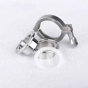 Cấp thực phẩm Hàn vệ sinh ferrule cho Pharma, sữa, nhà máy bia 1 "2" 3 "4" 304/316 SS Tri kẹp ống phù hợp - Product Image 1