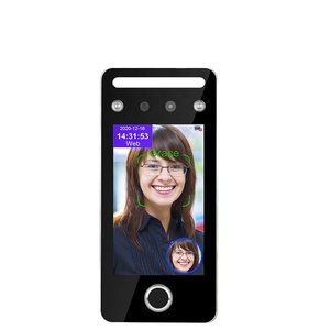 時間出席生体認証顔認識システム管理オフィス用スマートカードリーダードアアクセス制御 - Product Image 1